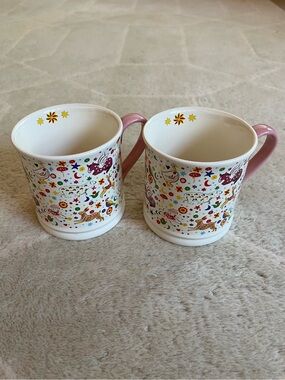 2 Cath Kidston Folky Friends Mugs
